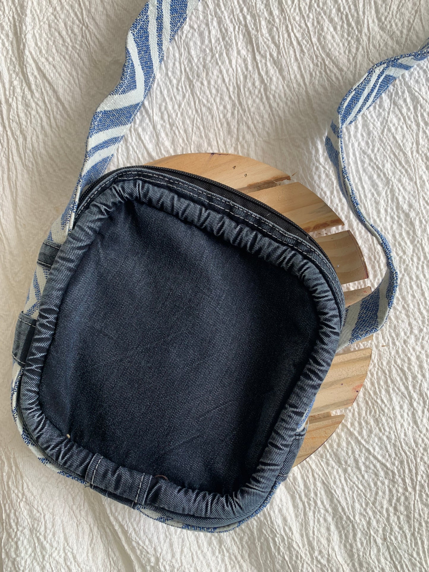 Denim square sling