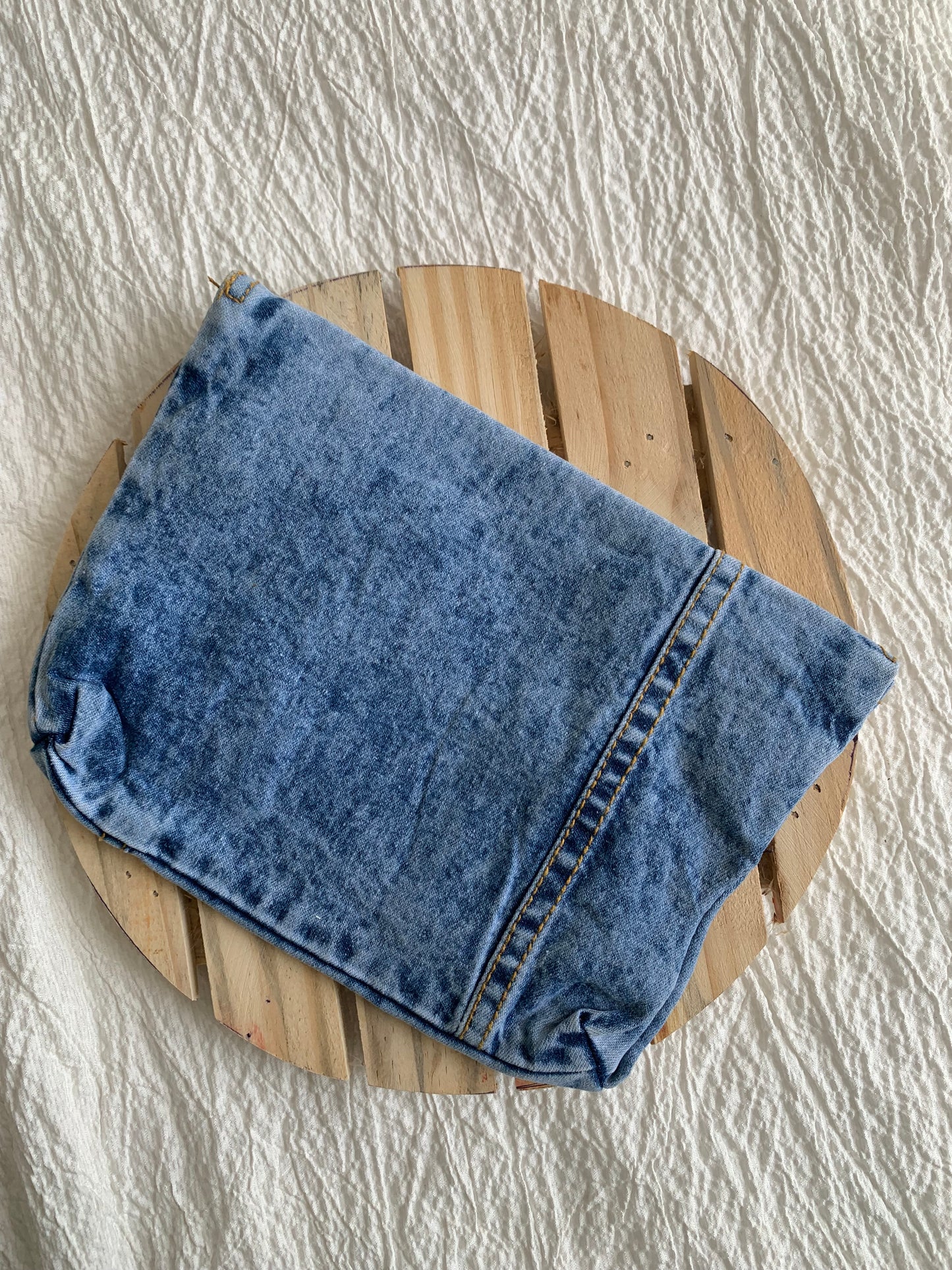 Denim blue pouch (big)