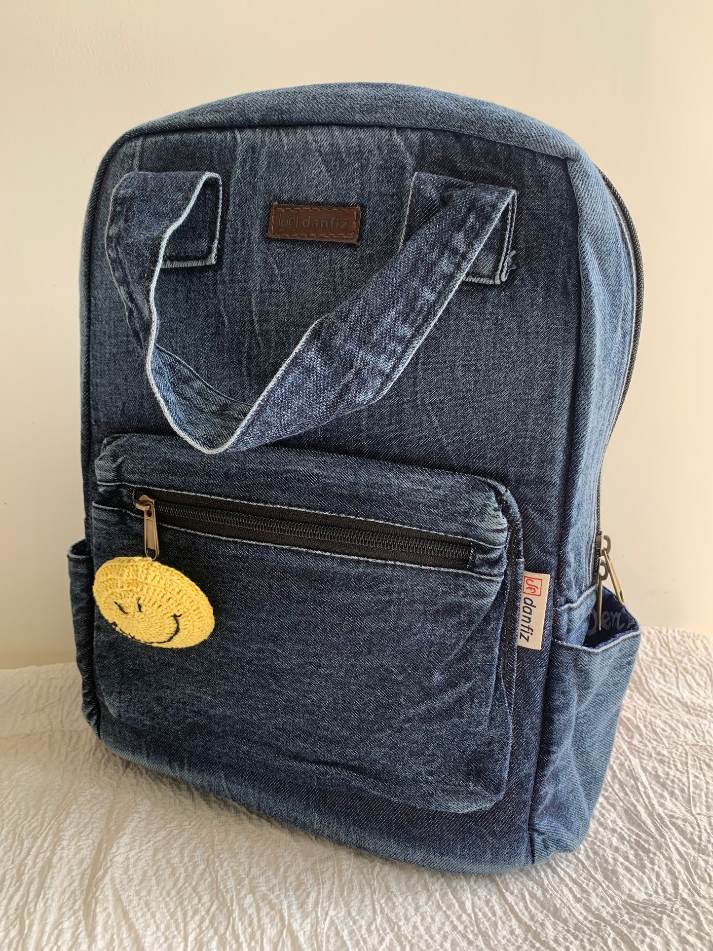 Denim back pack