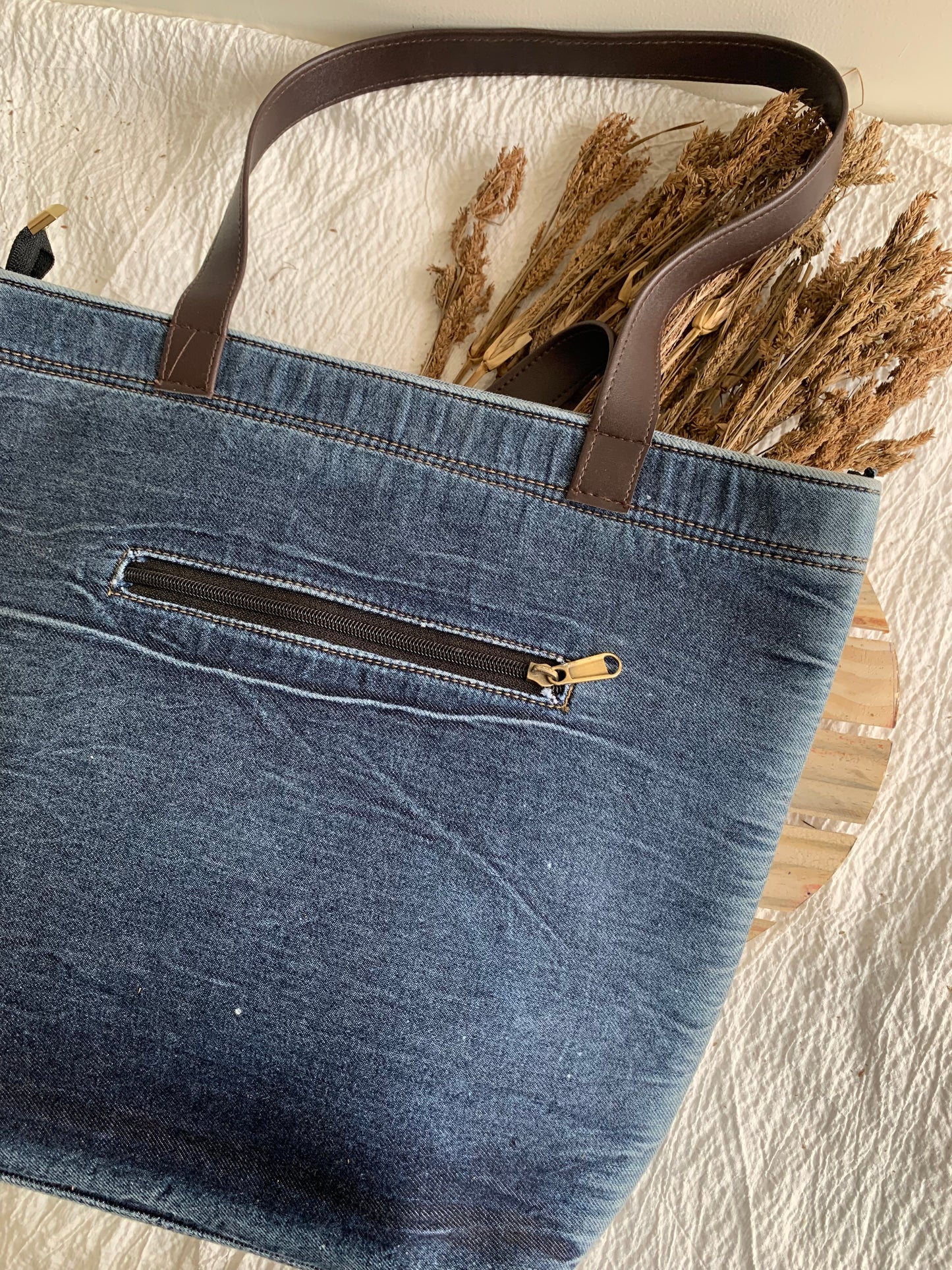 Denim Everyday tote(light shade)