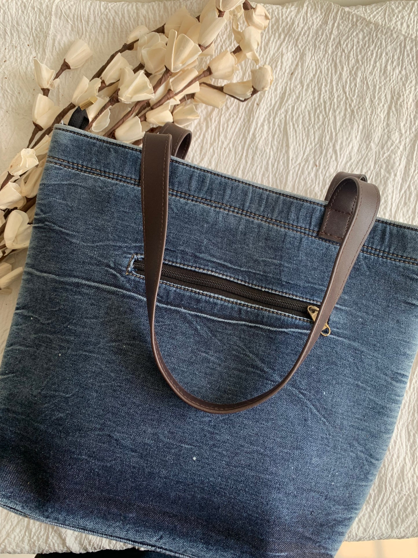 Denim Everyday tote(light shade)