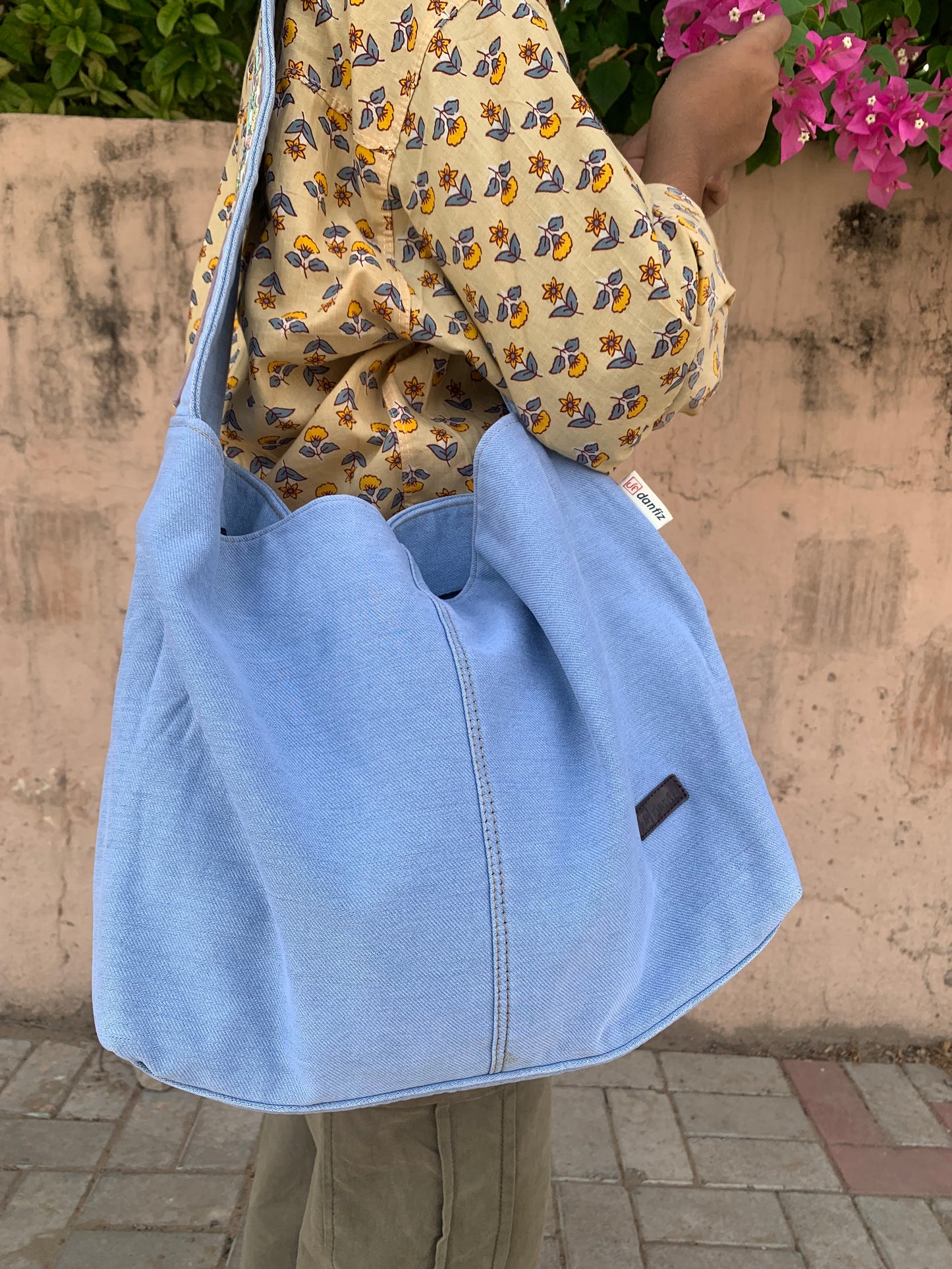 Denim Swift sack (pastel passion)